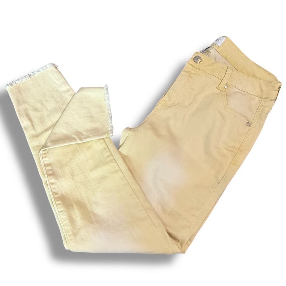 Celebrity Pink Light Yellow Ankle Skinny Jeans